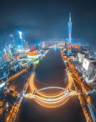 跨珠江人行景觀橋-海心橋